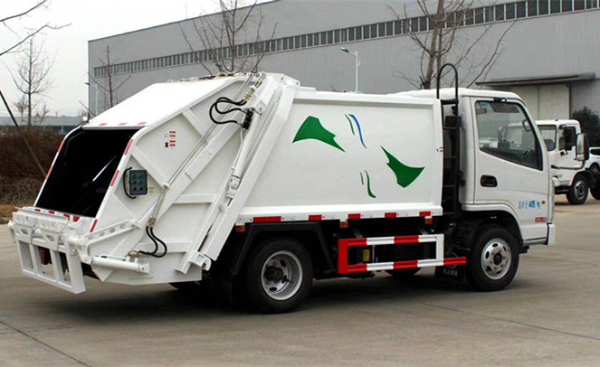 藍牌壓縮垃圾車的簡介以及主要性能和特點 藍牌壓縮垃圾車的簡介以及主要性能和特點